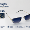 Rimless Turben Frames – Premium Eyewear