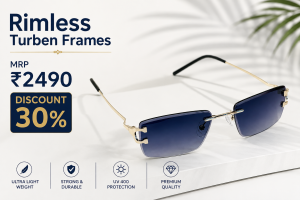 Rimless Turben Frames – Premium Eyewear